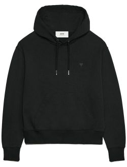embroidered cotton hoodie
