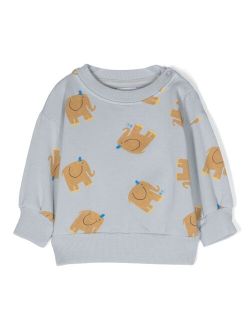The Elephant print sweatshirt