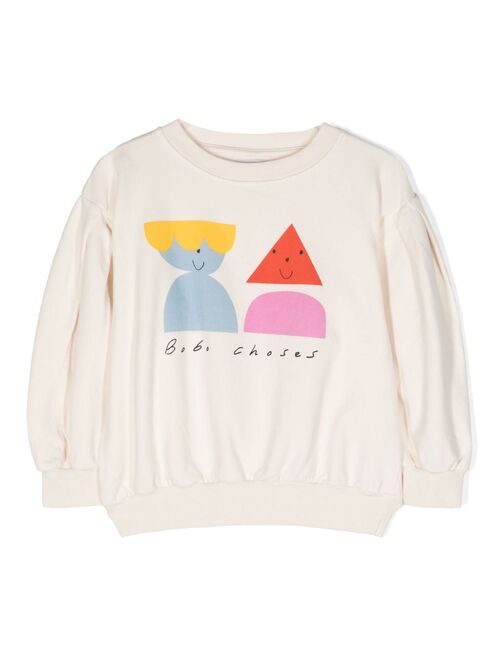 Bobo Choses graphic-print crew-neck sweatshirt