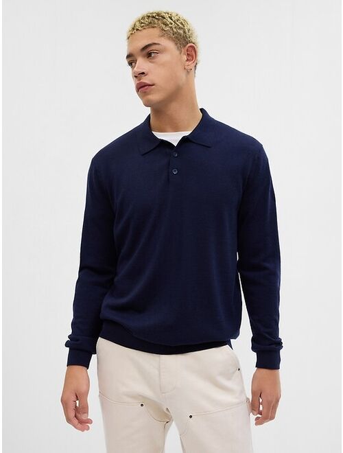 Gap Merino Wool Polo Shirt