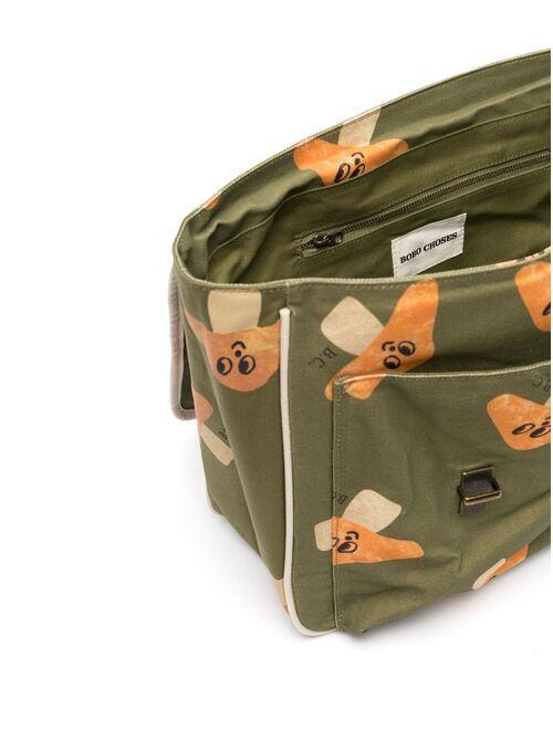 Bobo Choses Mr. Mushroom logo-print backpack