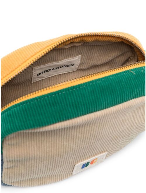 Bobo Choses colour-block corduroy belt bag