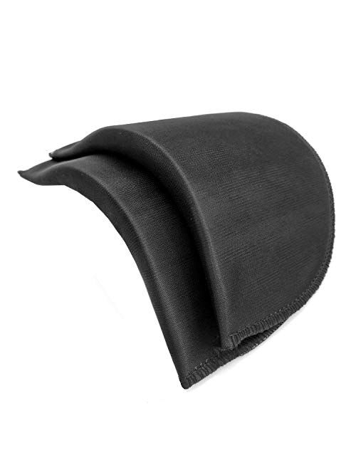 YEQIN Covered Set-in Shoulder Pads (2 Pcs White + 2 Pcs Black)