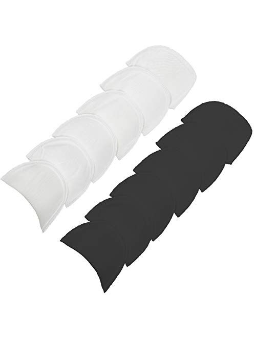Jolbndcv 6-12 Pairs Shoulder Pads Sewing Set-in Shoulder Pads Foam Pads for Blazer T-Shirt Clothes