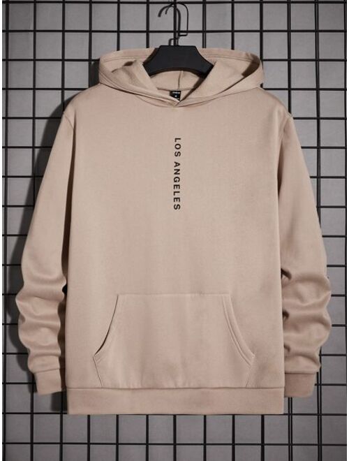 Manfinity Homme Men Letter Graphic Hoodie