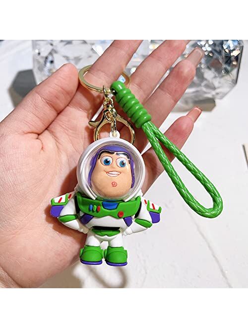 D DILLA BEAUTY Anime Story Keychain Adorable Cute Keychain Handbag Car Keyring Charms Gifts for Women