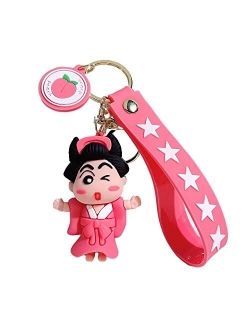 D Dilla Beauty Kawaii Japanese Cartoon LBXX Xin Theme Keychain Adorable Backpack Car Keyring Charms Easy to Carry