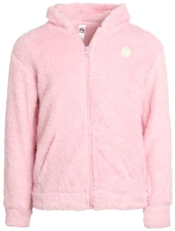 Girls' Sweatshirt - Sherpa Fleece Zip Up Hoodie Sweatshirt - Cozy Casual Fashion Sweatshirt for Girls (7-16)