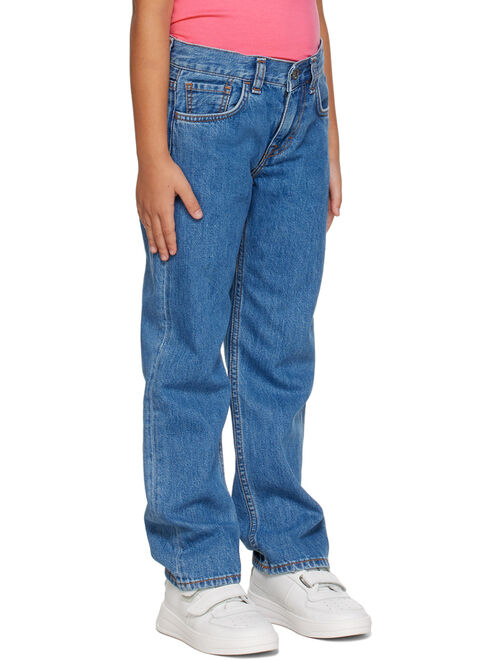 ACNE STUDIOS Kids Blue Regular-Fit Jeans
