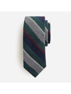 Italian wool striped tie
