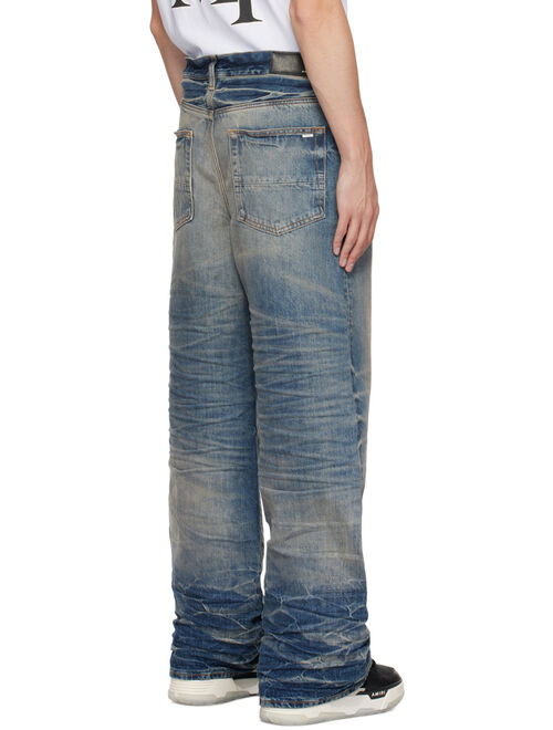 AMIRI Indigo Whiskered Jeans