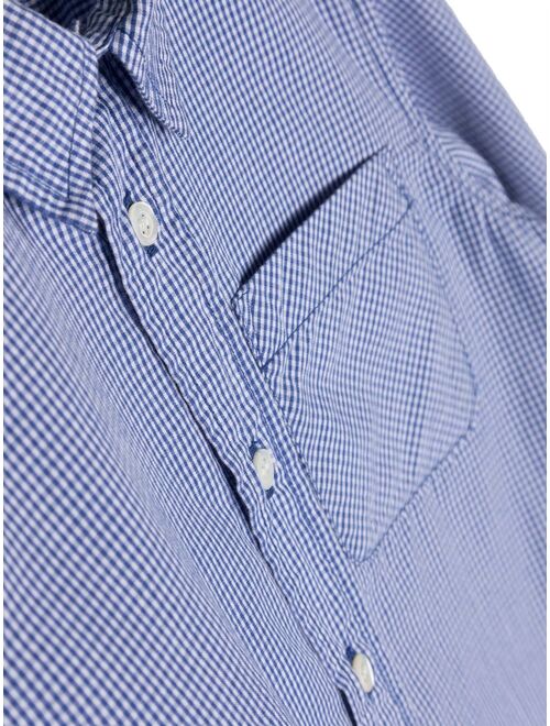 Bonpoint check-print long-sleeve shirt