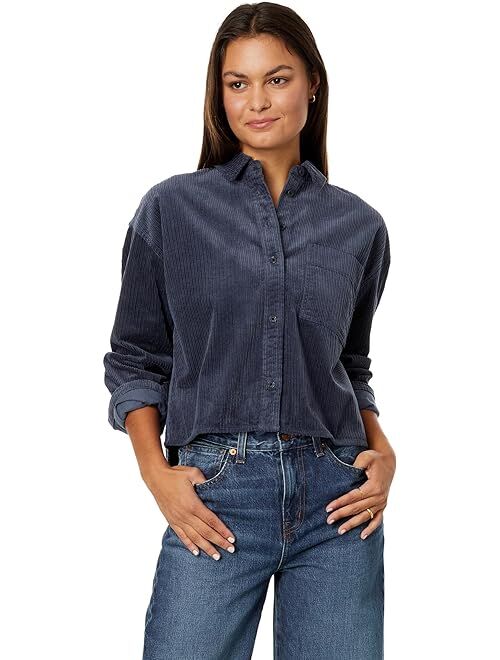 Madewell Variegated Corduroy Button-Up Shirt