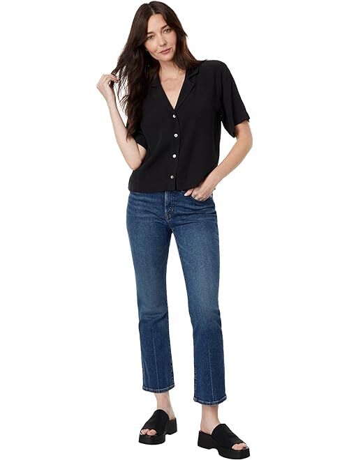 Madewell Button-Front Resort Shirt in Lusterweave
