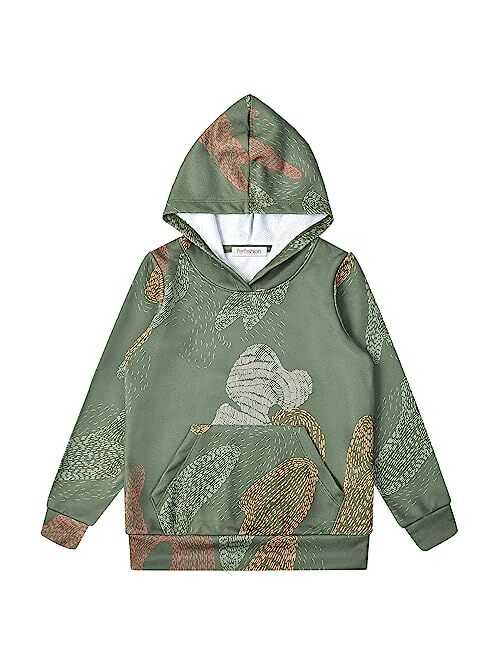 Perfashion Girls' Novelty Hoodies Kids Pullover Sweatershirts 4-13Years