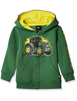 Tractor Infant Toddler Boy Zip Front Fleece Hoody Sweatshirt