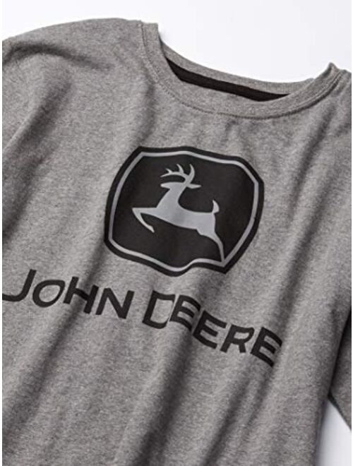 John Deere Little Boys' Long Sleeve Trademark Tee Green Child