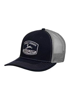 Men's JD Navy MESH Back Cap, Black and Grey, One Size