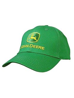 Men's Trademark Logo Core Baseball Cap, Green, Yellow Logo, One Size