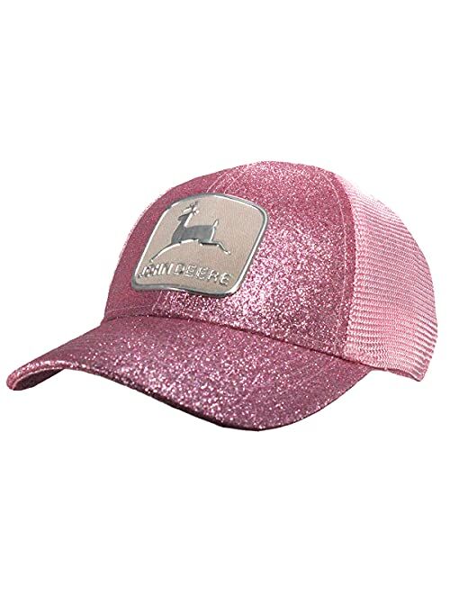 John Deere Pink Glitter Historic Tm Cap-Pink-One Size