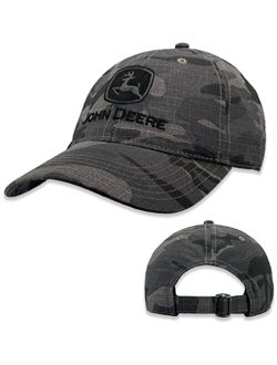 Mens Storm Camo Print Logo Hat Baseball Cap Gray
