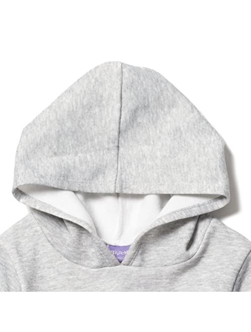 Disney Lilo & Stitch Girls French Terry Crossover Hoodie Toddler to Big Kid