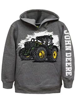 Gray Tractor Hoodie Sweatshirt Sizes 5 6 7
