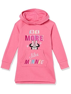 Disney | Marvel | Star Wars | Frozen | Princess Girls and Toddlers' Fleece Long-Sleeve Hooded Dresses