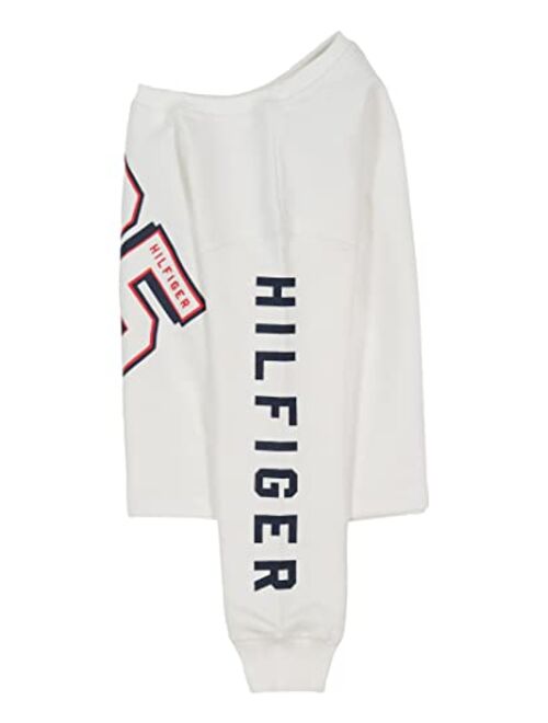 Tommy Hilfiger Girls' Fleece Pullover Crewneck Sweatshirt