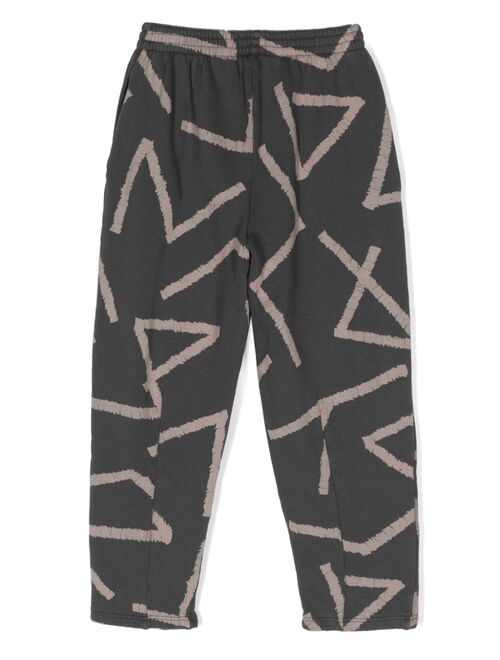 Bobo Choses abstract-pattern print organic cotton trousers