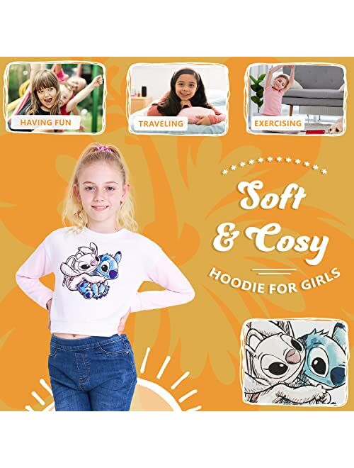 Disney Hoodie for Girls, Stitch Sweatshirt, Fashion Top for Girls and Teens, Stitch Gifts