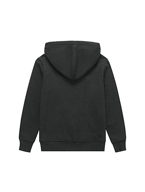 AMERICLOUD Kids Soft Brushed Fleece Zip Up Hoodie Casual Sport Hooded Sweatshirt with Pockets for Boys or Girls 3-12 Years