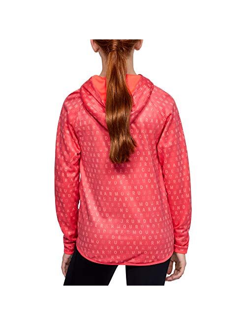 Under Armour Girls Fleece All Over Hoodie Novelty