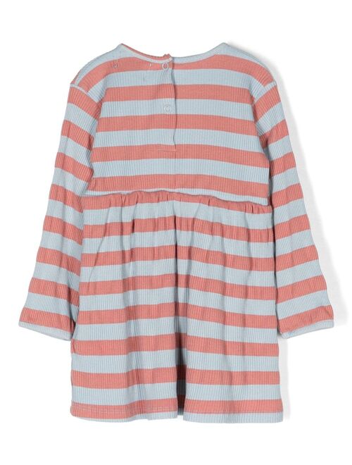 Bobo Choses Funny Friends striped dress