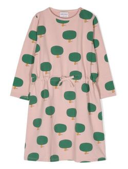tree-print cotton dress