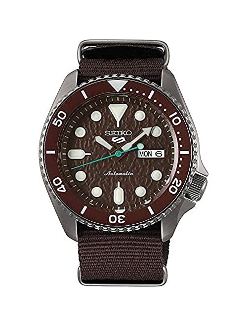 SEIKO Men's Automatic 5 Sports Stainless Steel Bracelet Watch 43mm