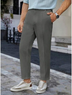 SHEIN Manfinity Mode Men Solid Slant Pocket Pants