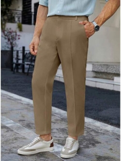 SHEIN Manfinity Mode Men Solid Slant Pocket Pants