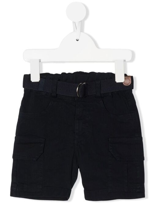 Lapin House belted-waist shorts