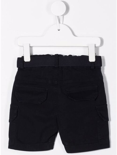 Lapin House belted-waist shorts
