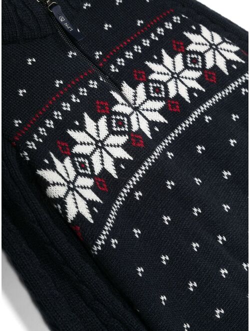Lapin House fair-isle knitted jumper