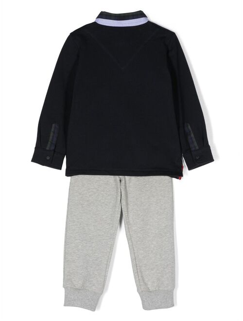 Lapin House graphic-print cotton tracksuit