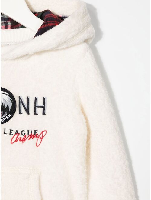 Lapin House logo-embroidered fleece jumper