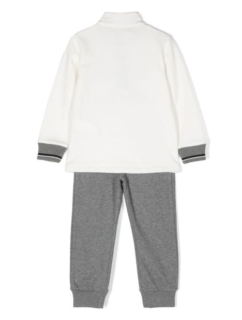 Lapin House Academy-embroidered cotton tracksuit