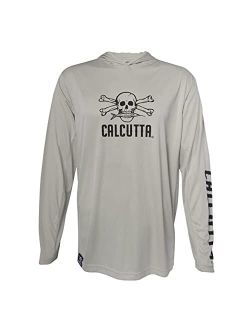 Calcutta Long Sleeve Performance Hoodie Shirt Mossy Oak King Fisher Active Outdoor Apparel for Fishing