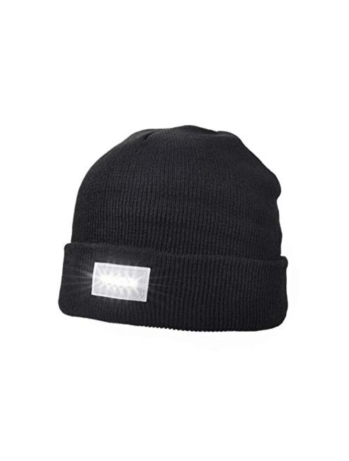 UltraKey Outdoors Headlamp Beanie - 5 Bright Integrated LEDs Unisex - Great for Camping, Sports, Jogging, Walking, Grilling, Outdoor Activities, Party, Holiday - One Size