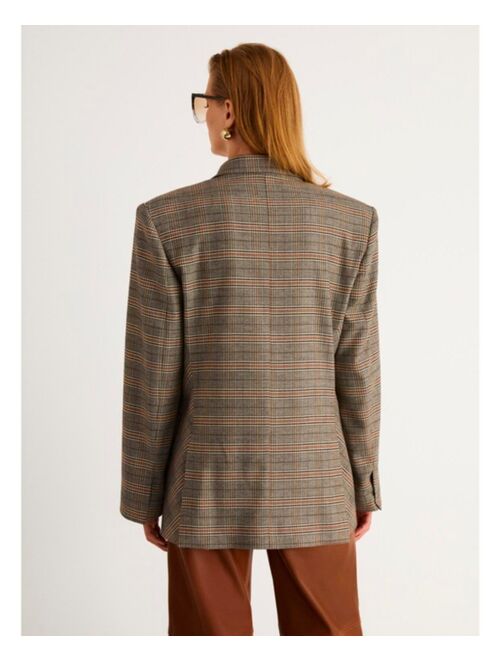 NOCTURNE Women's Double-Breasted Blazer