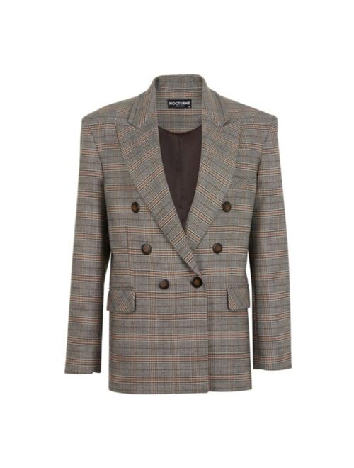 NOCTURNE Women's Double-Breasted Blazer