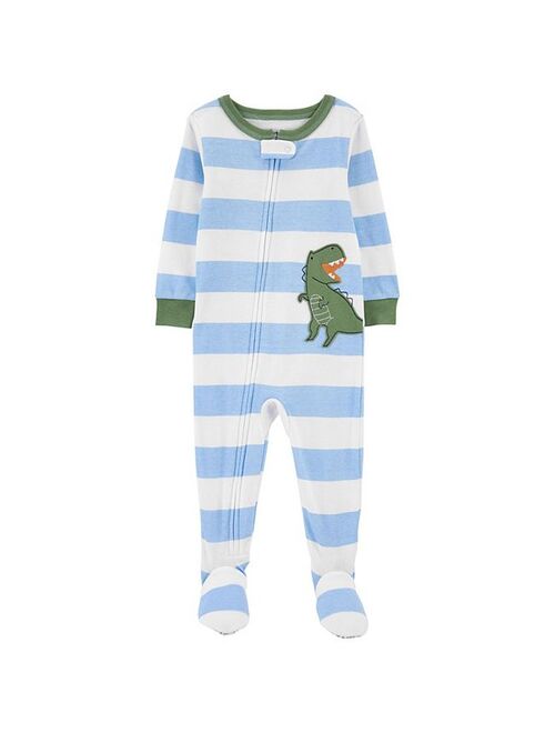 carters Toddler Boy Carter's Dinosaur One-Piece Footed Pajamas