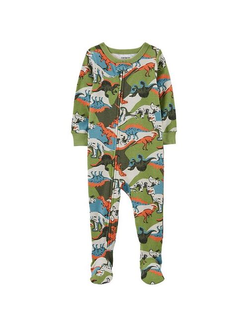 carters Baby Boy Carter's One-Piece Footed Dinosaur Pajamas